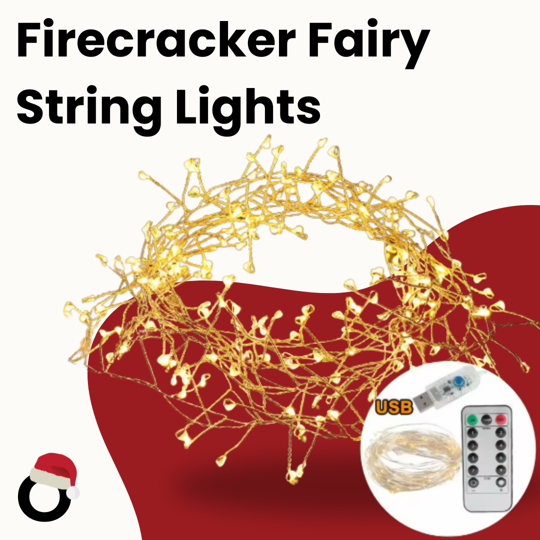 Hollyvia™ Firecracker Fairy String Lights