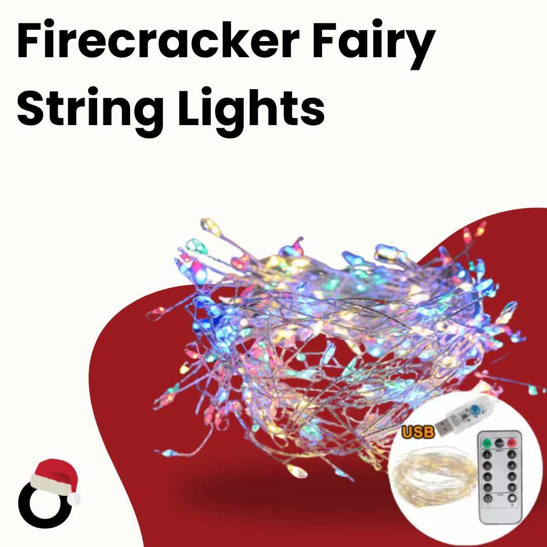 Hollyvia™ Firecracker Fairy String Lights
