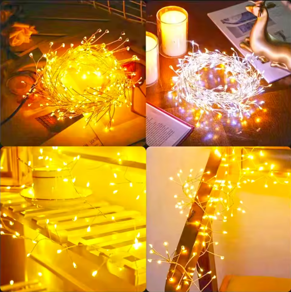 Hollyvia™ Firecracker Fairy String Lights