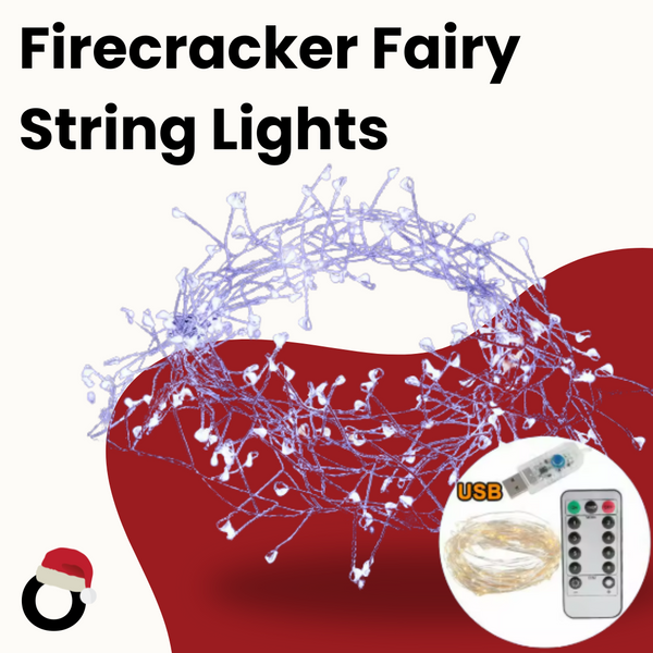 Hollyvia™ Firecracker Fairy String Lights