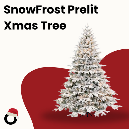 Hollyvia™ SnowFrost Prelit Christmas Tree